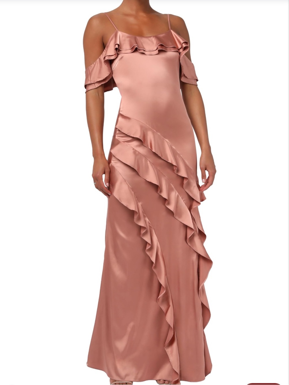 NWOT Lulus Sorena Off The Shoulder Women's Maxi Dress